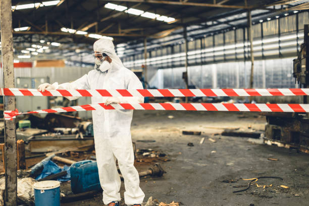 Professional Sewage Cleanup technician working in Rutledge, GA